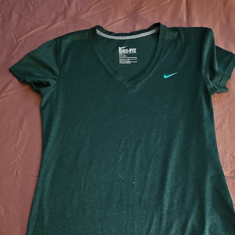 Nike Women's Green Dri-FIT Top